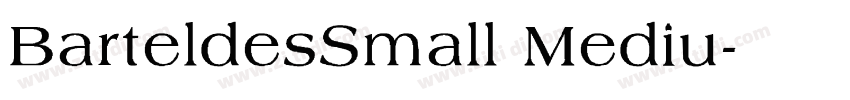 BarteldesSmall Mediu字体转换